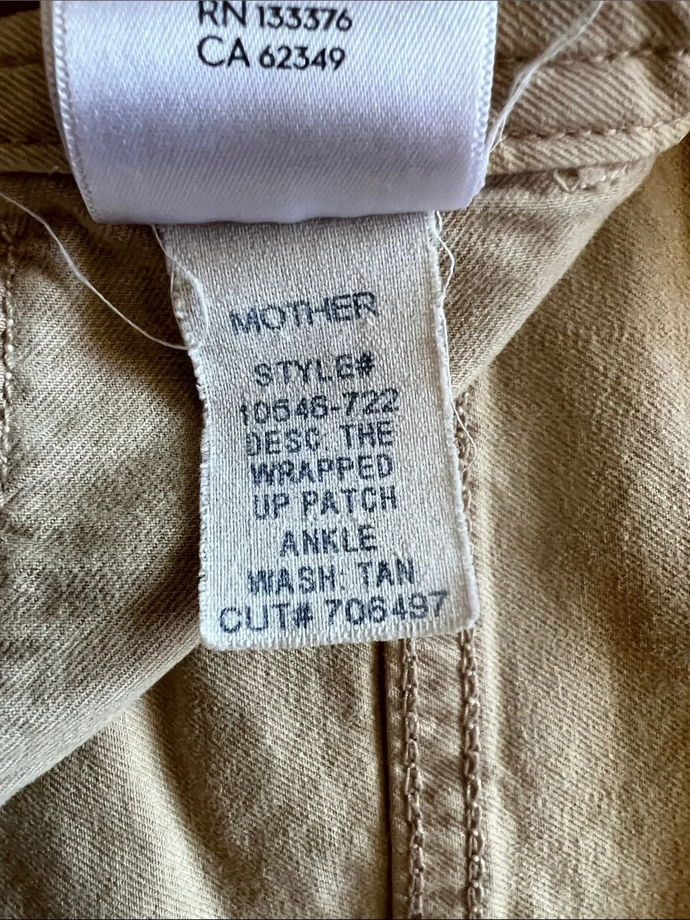MOTHER Men's Chinos in Cream